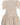 Champagne gold girls party dress with gathered skirt and puff sleeves – back view of Amber Dress.