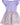 Lilac high-low occasion dress with petal-shaped white flower and floral brocade skirt – Bloomlight Dress for girls aged 5–14.