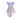 Lilac high-low occasion dress with petal-shaped white flower and floral brocade skirt – Bloomlight Dress for girls aged 5–14.