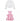 Pink bubble skirt pinafore dress for girls with side bows – part of the Faye Pinafore Set for ages 1–14.