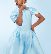 Cheryl Playsuit - Silky Mikado Dress UK - Rehoboth Kidz