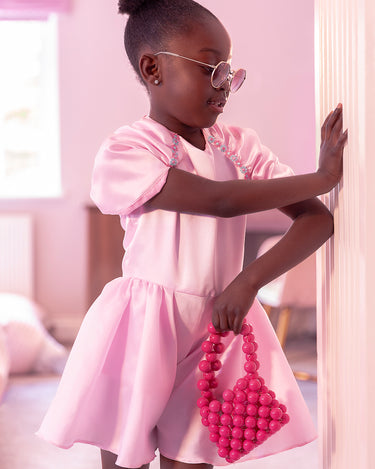 Cheryl Playsuit - Silky Mikado Dress UK - Rehoboth Kidz