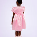 Blush Charm Dress - Girls Satin Dress - Rehoboth Kidz