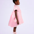 Blush Charm Dress - Girls Satin Dress - Rehoboth Kidz
