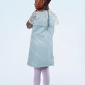 Charis Cape Dress - Elegant Satin Dress - Rehoboth Kidz
