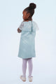 Charis Cape Dress - Elegant Satin Dress - Rehoboth Kidz