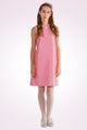 Ivy Dress Pink Girls - Elegant Silky Mikado - Rehoboth Kidz