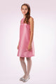 Ivy Dress Pink Girls - Elegant Silky Mikado - Rehoboth Kidz