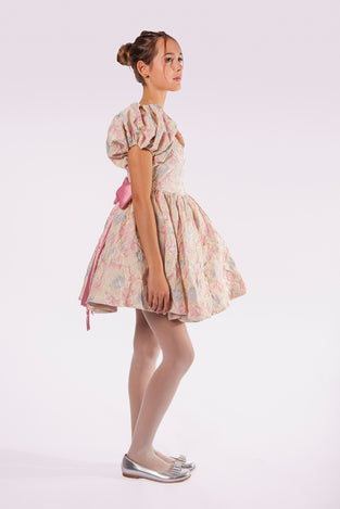 Girls Bow Dress – Emma Double Bow Dress – Rehoboth Kidz