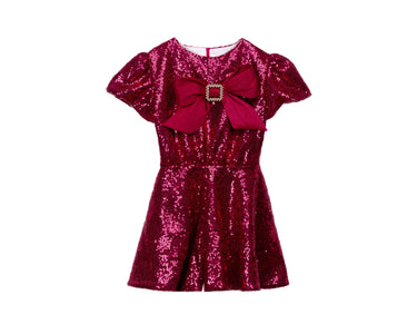 Berry Belle Sequin Romper - Glam Baby Outfit - Rehoboth Kidz