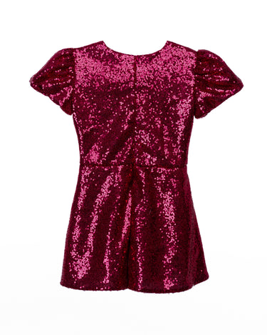 Berry Belle Sequin Romper - Glam Baby Outfit - Rehoboth Kidz
