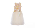 Golden Bloom Tulle Gown - Girls Party Dress - Rehoboth Kidz