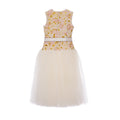 Golden Bloom Tulle Gown - Girls Party Dress - Rehoboth Kidz