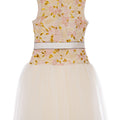 Golden Bloom Tulle Gown - Girls Party Dress - Rehoboth Kidz
