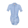 Celeste Striped Shirt Dress blue