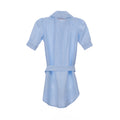 CELESTE STRIPED SHIRT DRESS