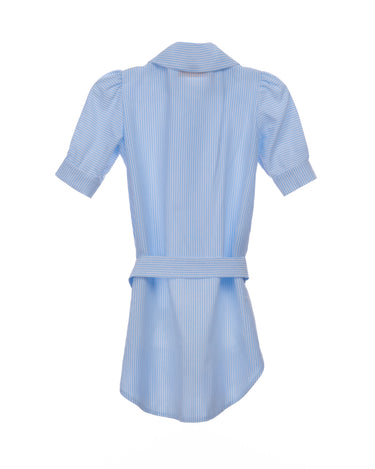 CELESTE STRIPED SHIRT DRESS