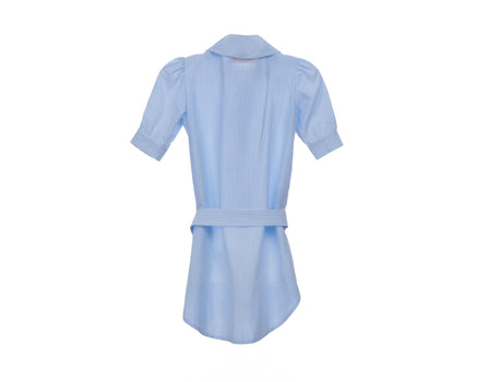 CELESTE STRIPED SHIRT DRESS