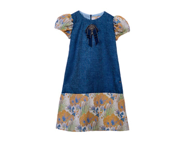 Zara Belle Dress - Girls Navy Party Dress - Rehoboth Kidz