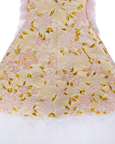 Blush Bloom Brocade Dress - Kidz Party Dress - Rehoboth Kidz