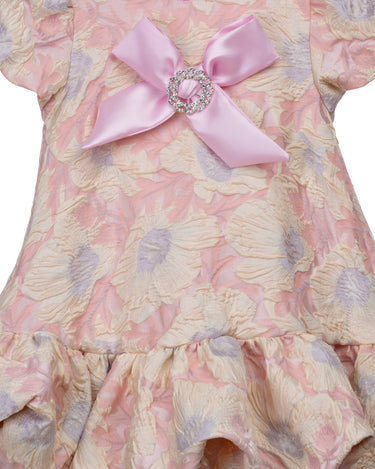 Lilou Jacquard Dress - Girls Party Dress - Rehoboth Kidz