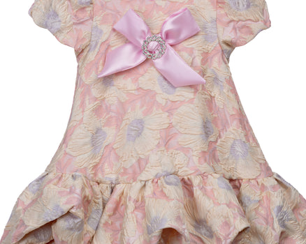 Lilou Jacquard Dress - Girls Party Dress - Rehoboth Kidz