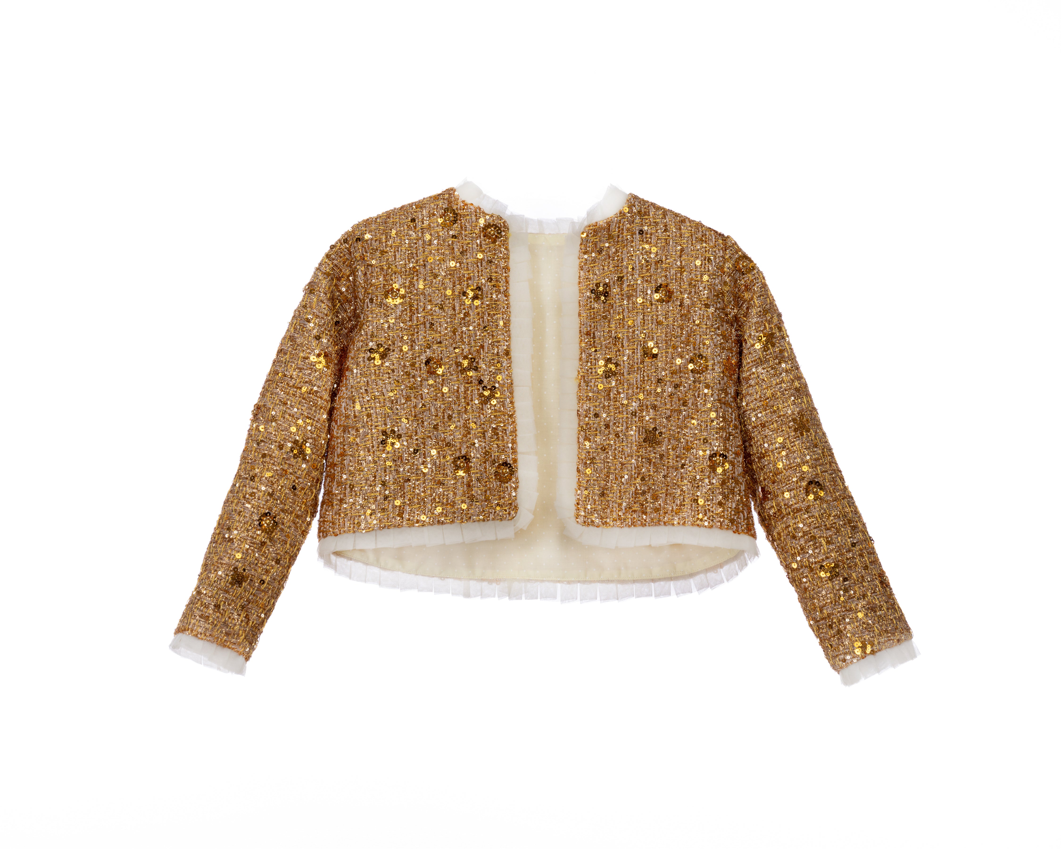 GOLDEN GLEAM SEQUIN JACKET