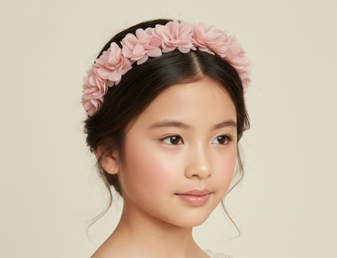 Blush Cloud Floral Headband
