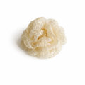 Ivory textured rose hair clip for girls with layered sculpted petals