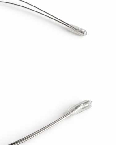 Silver slim headband with clear crystals and pearl drop detailing for girls