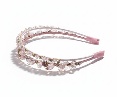 Blush Crystal Garden Headband
