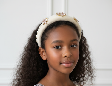 Crystal petal Luxe Headband