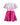 Duchess Dream pink satin dress for girls with pearl puff sleeves and bow detail – perfect for weddings, birthdays, and girls' party outfits ages 1–14.