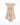 Champagne gold high-low dress for girls with puff sleeves, satin sash, and soft shimmer, perfect for weddings, Eid, and special occasions.
