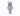 Pastel blue and gold high-low brocade girls dress with sculpted floral waist detail – Bluebell Grace Dress for ages 1–14.