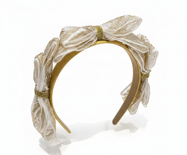 Ivory Bow Lumière Headband