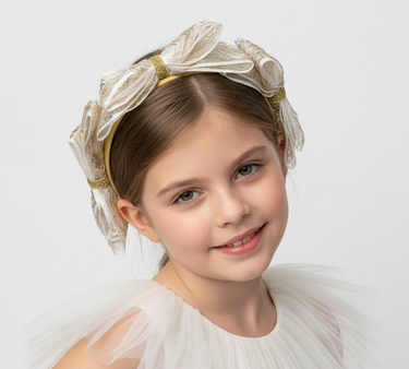 Ivory Bow Lumière Headband