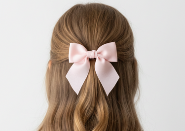 Luxury heirloom classic bow hair clip for girls