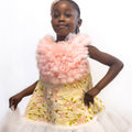 Blush Bloom Brocade Dress - Kidz Party Dress - Rehoboth Kidz