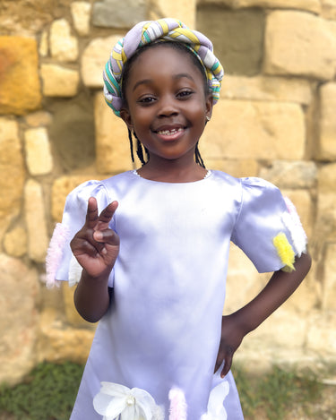 Lilac Dress for Girls - Lilac Meringue Dress - Rehoboth Kidz