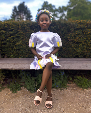 Lilac Dress for Girls - Lilac Meringue Dress - Rehoboth Kidz