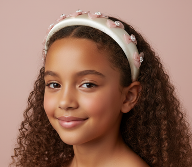 Petal Bow Pearl Headband