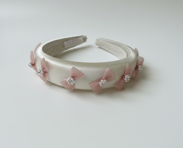 Petal Bow Pearl Headband