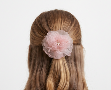 Princess Rose Hair Clip | Luxury Girls Floral Hair Accessory