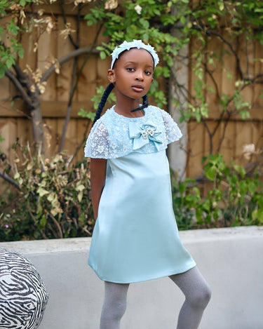 Charis Cape Dress back view