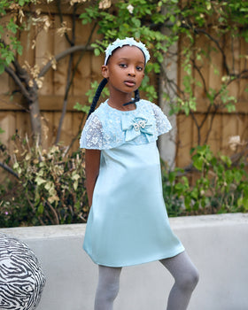 Charis Cape Dress back view