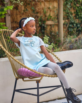 Charis Cape Dress fabric detail