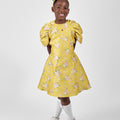 Golden Garden Dress front