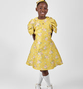 Golden Garden Dress front