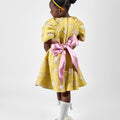 Golden Garden Dress back